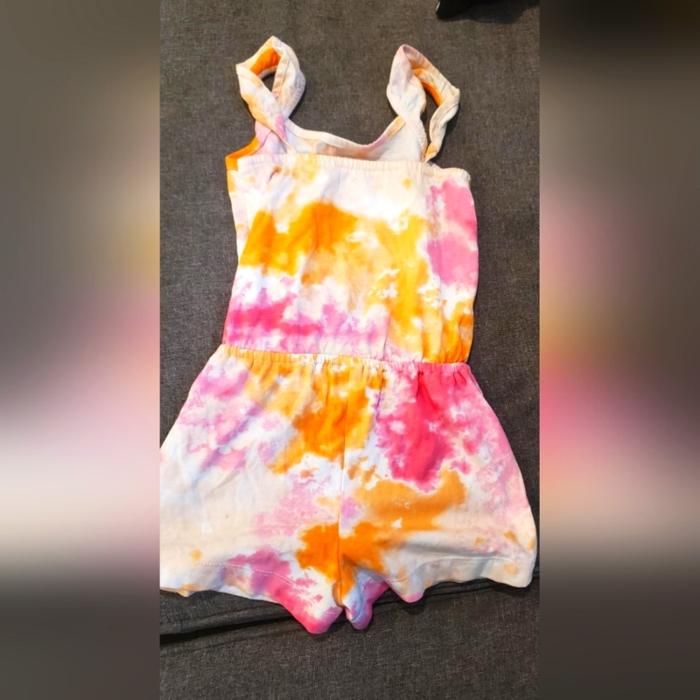 Tie dye 3T summer romper shorts
